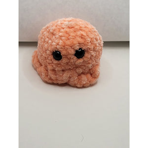 Handmade Baby Cthulhu Mini Plushie - Orange