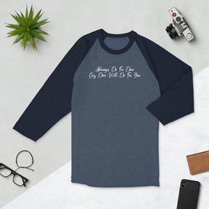 Always Dew Flourish Unisex Premium 3/4 Sleeve Raglan