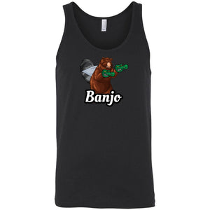 Arkenholdt Banjo Unfamiliar Unisex Premium Tank - Black / S