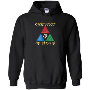 Arkenholdt Triforce of Chaos Unisex Pullover Hoodie - Black / S