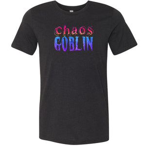 Chaos Goblin Again Unisex Premium Tee - Black Heather / XS