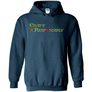Craft Responsibly Stitchwork Unisex Pullover Hoodie - Legion Blue / S