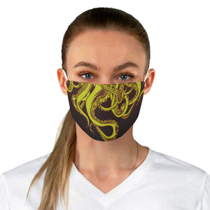 Cthulhu Red Fabric Face Mask - One size - Accessories