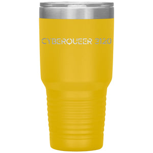 Cyberqueer 3120 30oz Vacuum Tumbler - Yellow - Tumblers