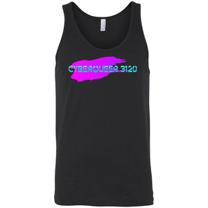 Cyberqueer 3120 Logo Splash Unisex Premium Tank - Black / S