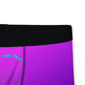 Cyberqueer 3120 Updated Purple Ombre Mens Boxer Briefs - All Over Prints