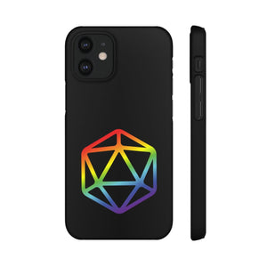 D20 Critical Pride Gay Queer Rainbow Pride PY Snap Phone Case - iPhone 12 Mini / Matte - Phone Case