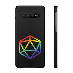 D20 Critical Pride Gay Queer Rainbow Pride PY Snap Phone Case - Samsung Galaxy S10 / Glossy - Phone Case