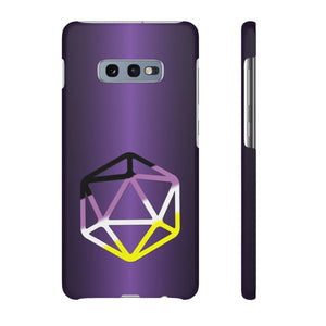 D20 Critical Pride Non-Binary Pride PY Snap Phone Case - Samsung Galaxy S10E / Matte - Phone Case