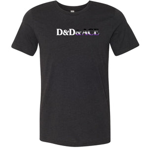 D&D&Ace Unisex Premium Tee - Black Heather / XS