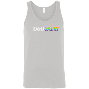 D&D&GAY Unisex Premium Tank - Silver / S