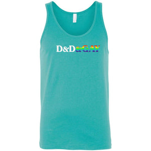 D&D&GAY Unisex Premium Tank - Teal / S
