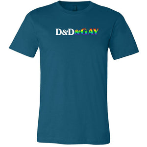 D&D&GAY Unisex Premium Tee - Deep Teal / XS