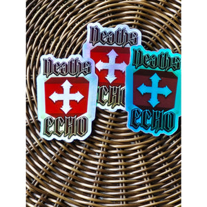Deaths Echo War Shield Holographic Sticker - Limited Run