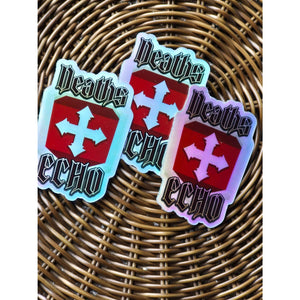 Deaths Echo War Shield Holographic Sticker - Limited Run