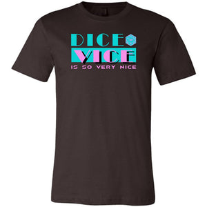 Dice Vice Unisex Premium Tee - Brown / S