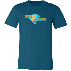 Duval & Dragons Diamond Logo Unisex Premium Tee - Deep Teal / XS