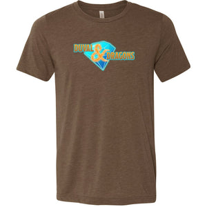 Duval & Dragons Diamond Logo Unisex Premium Tee - Heather Brown / XS