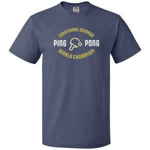 Emotional Damage Ping Pong World Champion Unisex Classic Tee - Denim / S