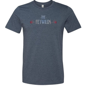 Feywilds Winter Court Unisex Premium Tee - Heather Navy / XS