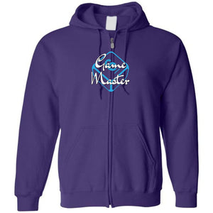 Game Master GM Six Sided Unisex Zip Hoodie - Purple / S