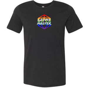 Gayme Master Sass Unisex Premium Tee - Black Heather / XS