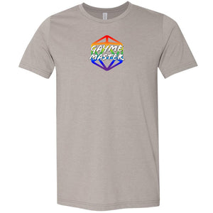 Gayme Master Sass Unisex Premium Tee - Heather Stone / XS