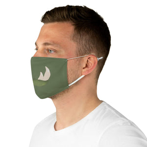 Green Orc Mouth Fabric Face Mask - One size - Accessories