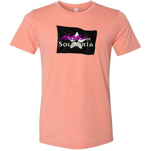 Legacy of Chaos HAG Flag Unisex Premium Tee - Heather Prism Sunset / XS