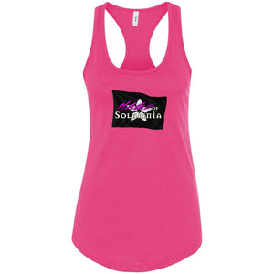 Legacy of Chaos HAG Flag Womens Premium Racerback Tank - Raspberry / XS