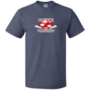 Murder Mushroom Unisex Classic Tee - Denim / S
