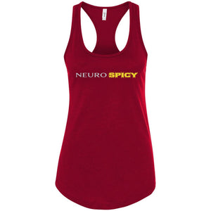 Neuro SPICY Womens Racerback Tank - Scarlet / S
