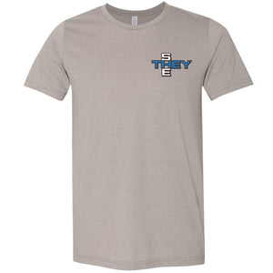 Pronoun Crossword They She Unisex Premium Tee - Heather Stone / XS