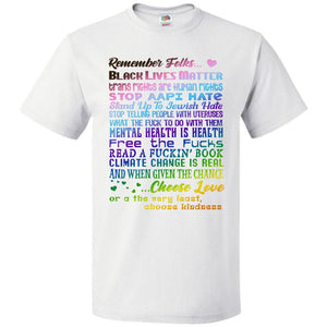 Remember Folks Updated Unisex Classic Tee - White / S