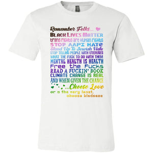 Remember Folks Updated Unisex Premium Tee - White / XS