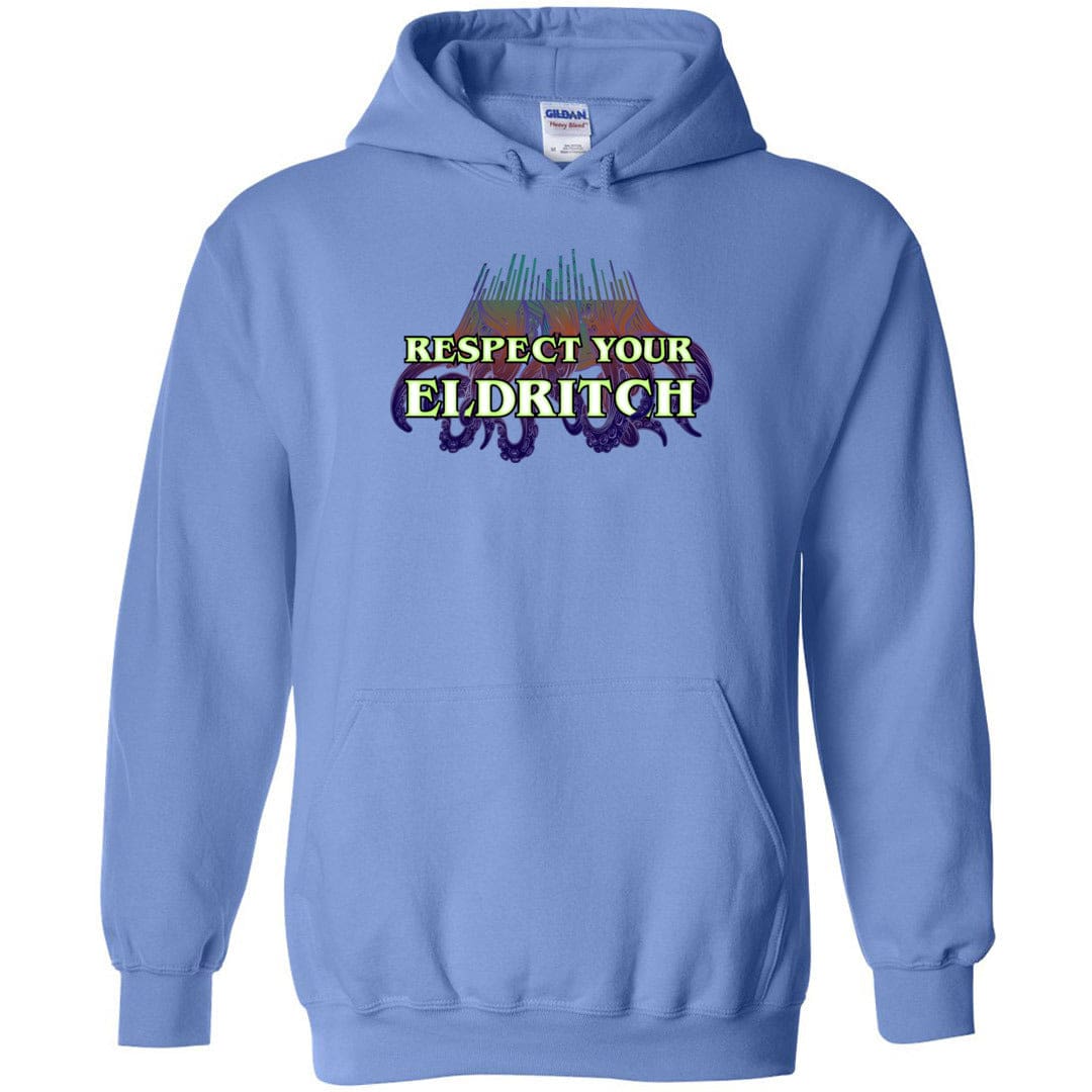 Respect Your Eldritch Unisex Pullover Hoodie - Carolina Blue / S