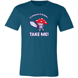 Take Me! Unisex Premium Tee - Deep Teal / XS