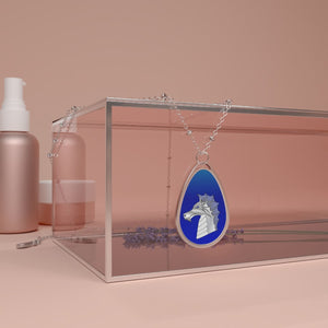 The Platinum Dragon - Bahamut - Paladine - Holy Symbol Necklace - One Size / Silver - Accessories