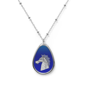 The Platinum Dragon - Bahamut - Paladine - Holy Symbol Necklace - One Size / Silver - Accessories