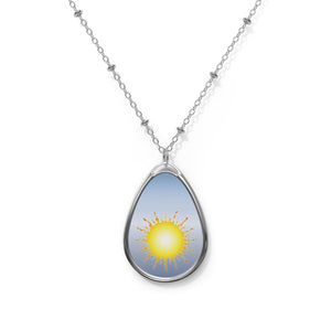 The Sun - Pelor - Amaunator - Lathander Holy Symbol Necklace - One Size / Silver - Accessories