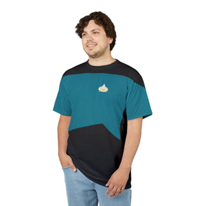Trek Uniform Tee TNG - Sciences Blue - Unisex AOP Tee - All Over Prints