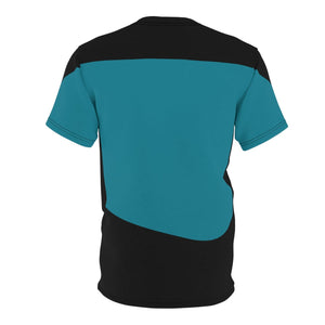 Trek Uniform Tee TNG - Sciences Blue - Unisex AOP Tee - All Over Prints