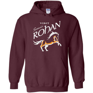 Visit Scenic Rohan Unisex Pullover Hoodie - Maroon / S
