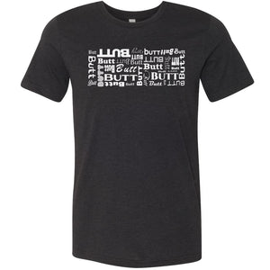 32 Butts TS Unisex Premium Tee - Black Heather / XS