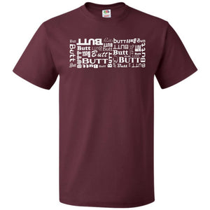 32 Butts Unisex Classic Tee - Maroon / S