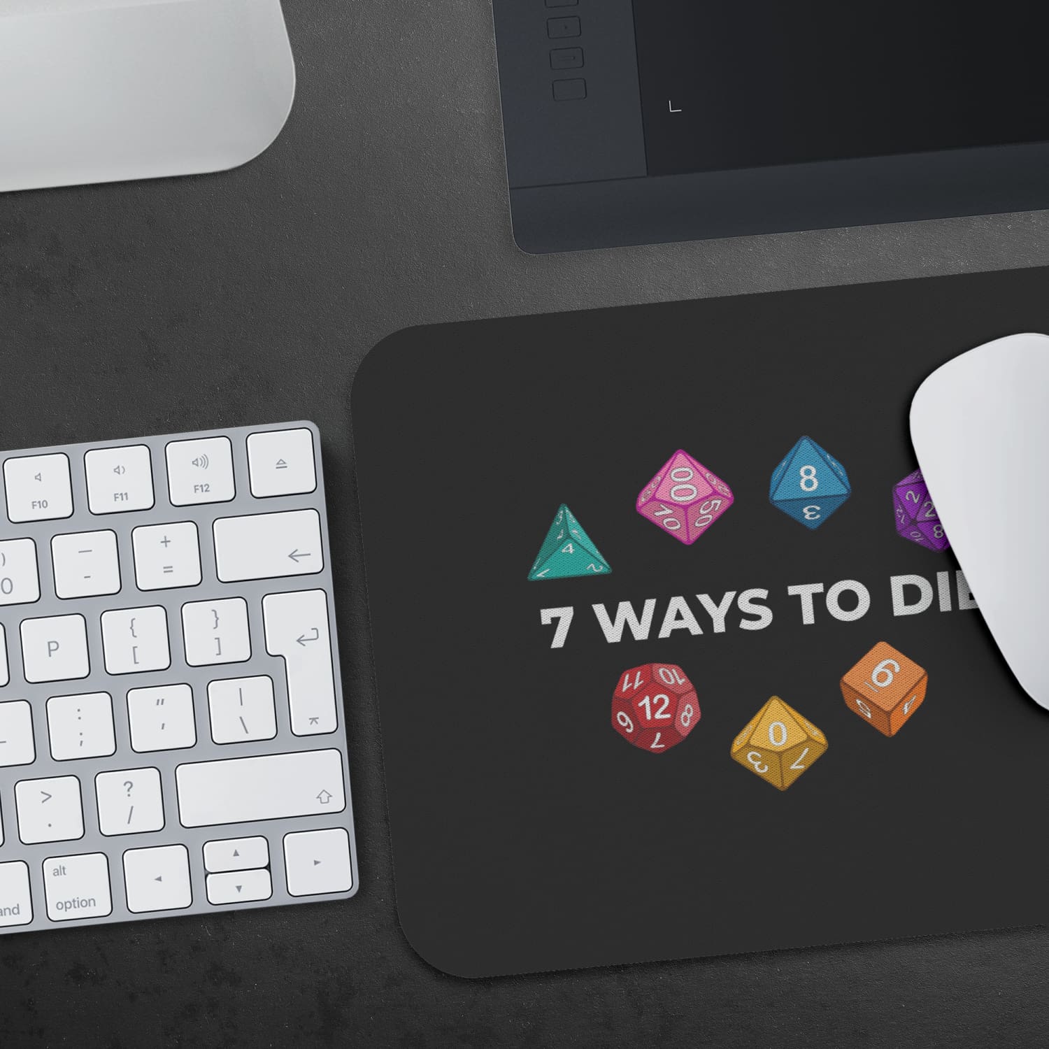 7 Ways To Die Mousepad - Mousepads