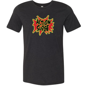 Action Surge Unisex Premium Tee - Black Heather / XS - Joy Coe