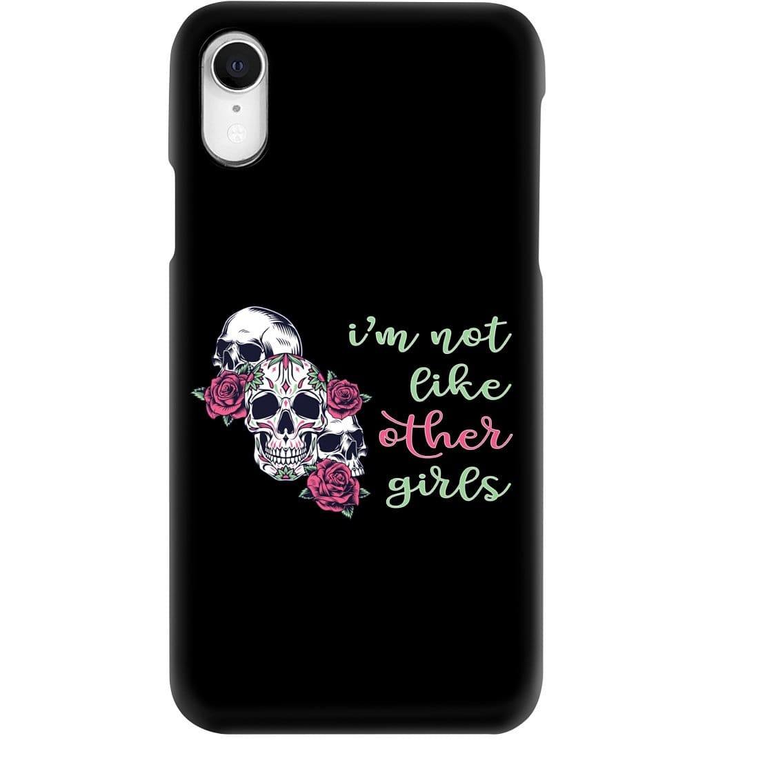 All Nerds Here I’m Not Like Other Girls Phone Case - Snap * iPhone * Samsung * - iPhone XR Case / Gloss / Apparel