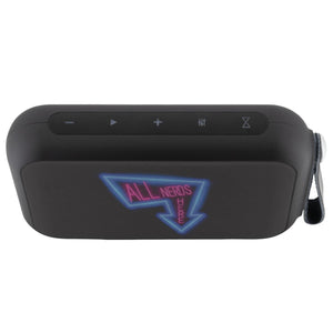 All Nerds Here Neon Logo Bluetooth Speaker - Bluetooth Speaker - All Nerds Here