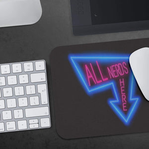 All Nerds Here Neon Logo Mousepad - ANH-NeonLog-Mou - All Nerds Here
